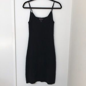 90s Ralph by Ralph Lauren rabbit fur angora dress